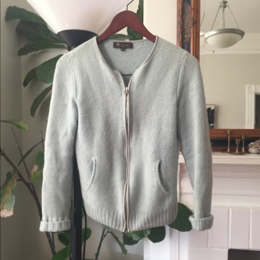 Loro Piana Cashmere Zipped Cardigan